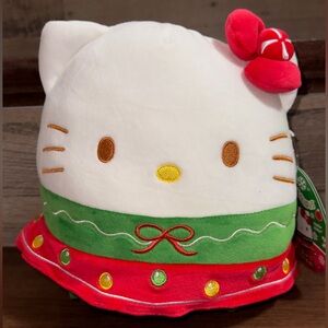 Super Cute 🥰 Squishmallows Plush Toys 8" Special Hello Kitty Christmas Squad